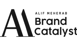 The logo of Alif Meherab